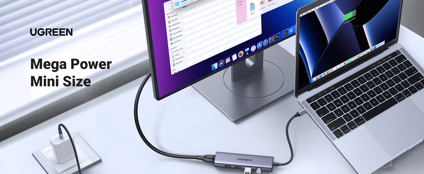 UGREEN Station d'accueil USB-C 5 en 1