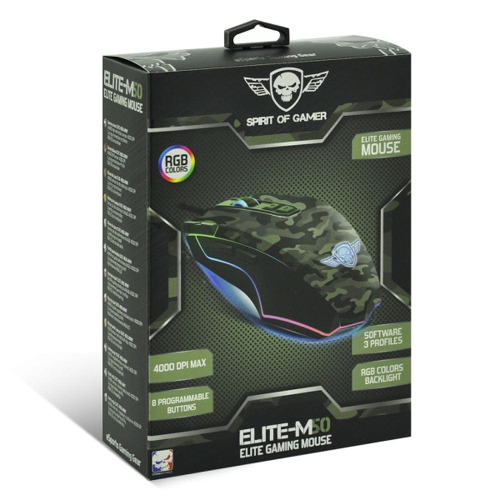 SPIRIT OF GAMER - ELITTE M50 - 4000 DPI