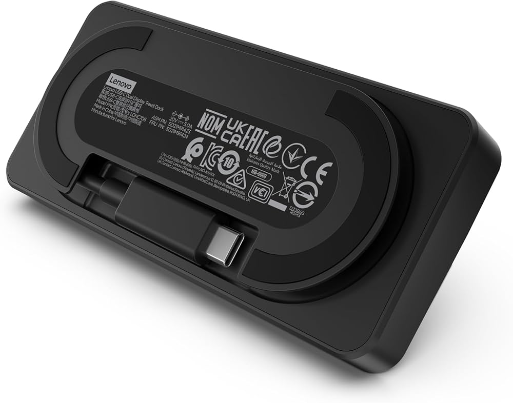 LENOVO Station d'accueil USB-C pour deux écrans