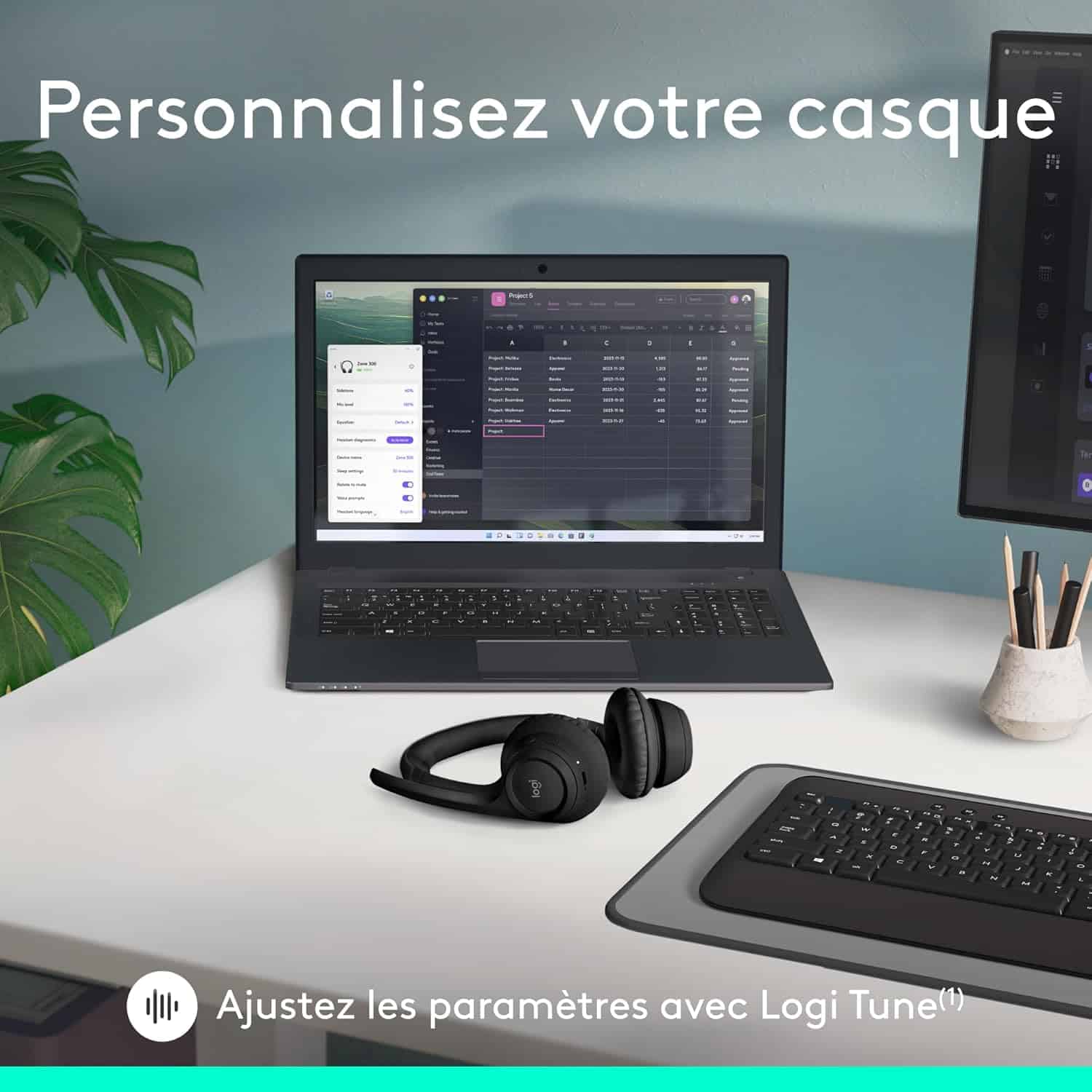 LOGITECH 300 Casque ZONE 300 BLACK