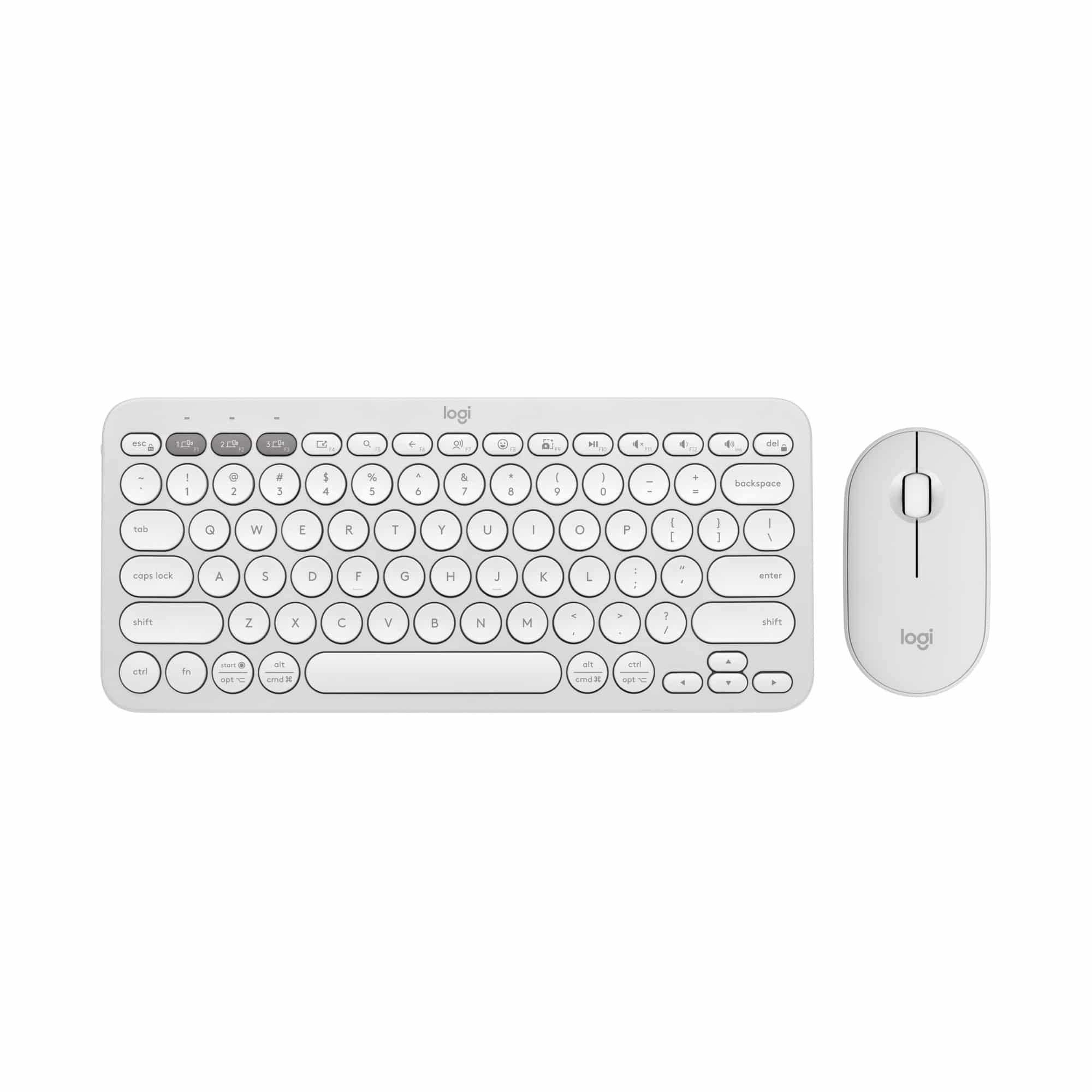 LOGITECH COMBO Pebble 2 Combo Blanc