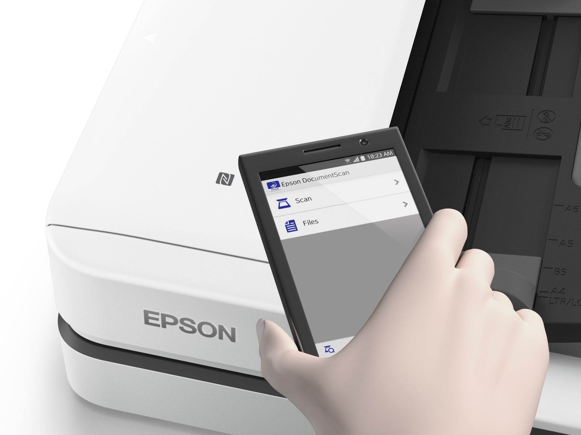EPSON WorkForce DS-1660W à plat avec chargeur automatique de documents