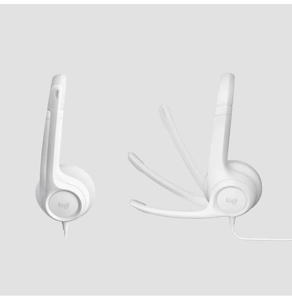 LOGITECH Corded Headset H390 WHITE