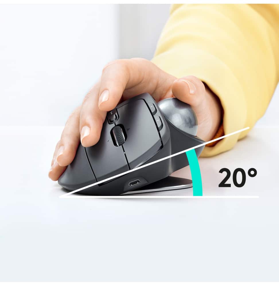 LOGITECH SOURIS Ergo S Advanced Wireless Trackball