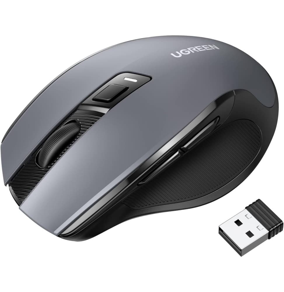 UGREEN Souris sans fil Design Egr 2,4 GHZ/15M Noir