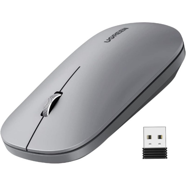 UGREEN Souris sans fil 2,4Ghz/10M GRIS Clair