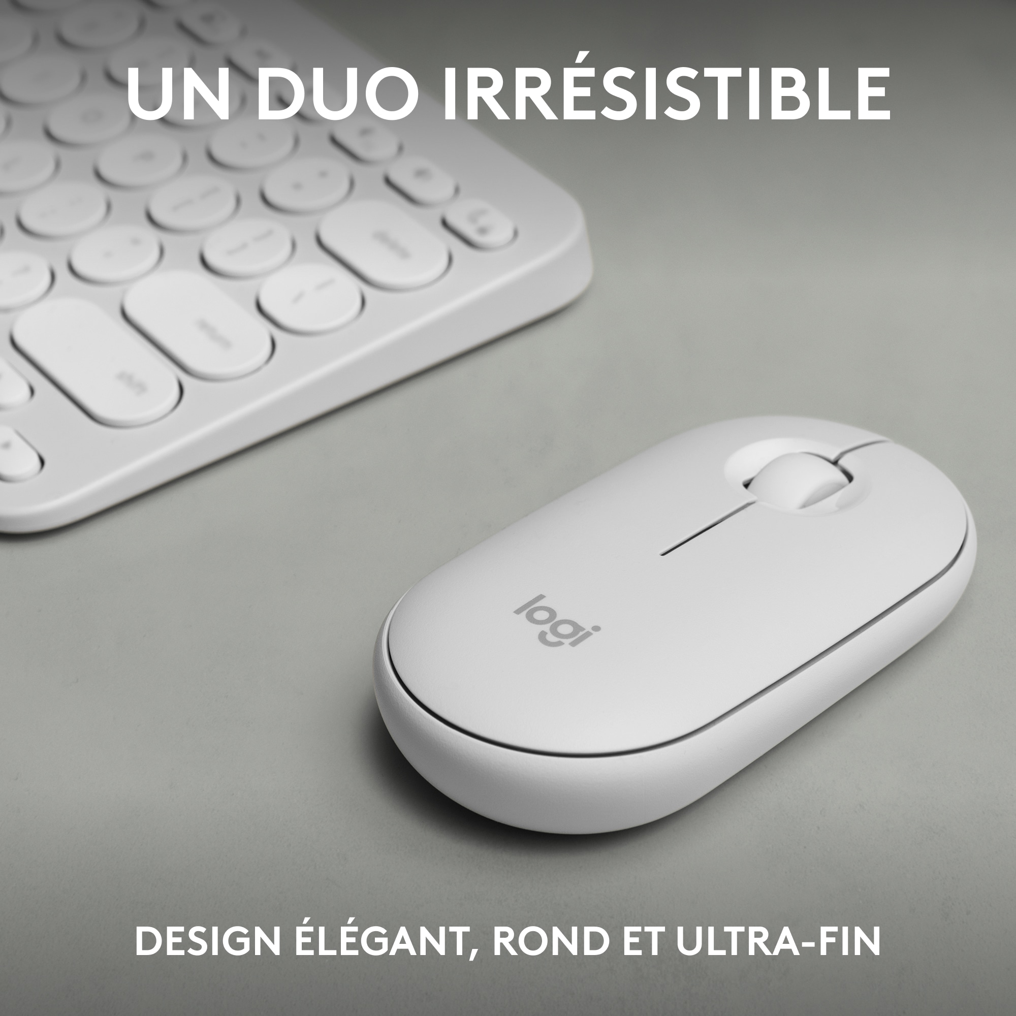 LOGITECH COMBO Pebble 2 Combo Blanc