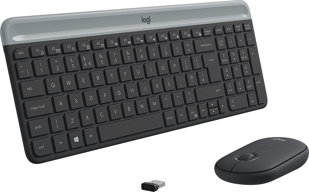 LOGITECH Ensemble clavier et souris sans fil MK470