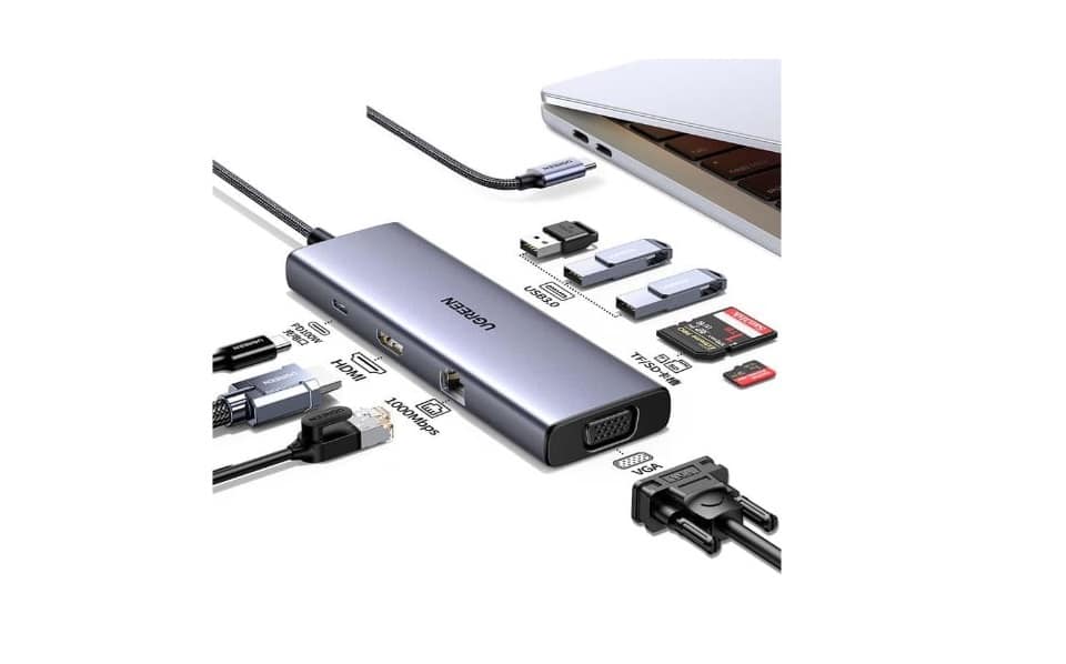 UGREEN Station d'accueil USB-C 9 en 1