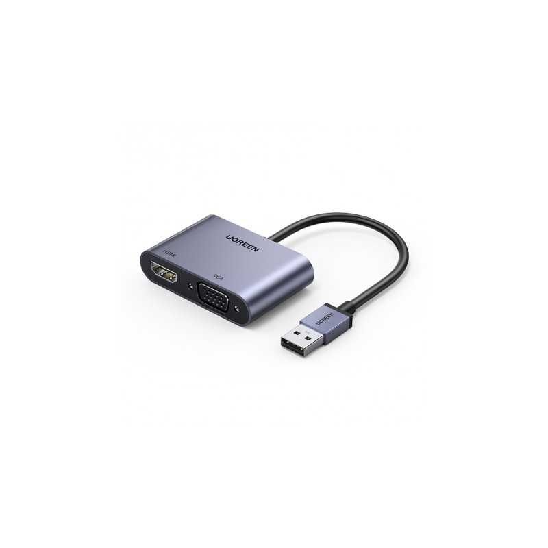 UGREEN Convertisseur USB 3.0 to HDMI+VGA