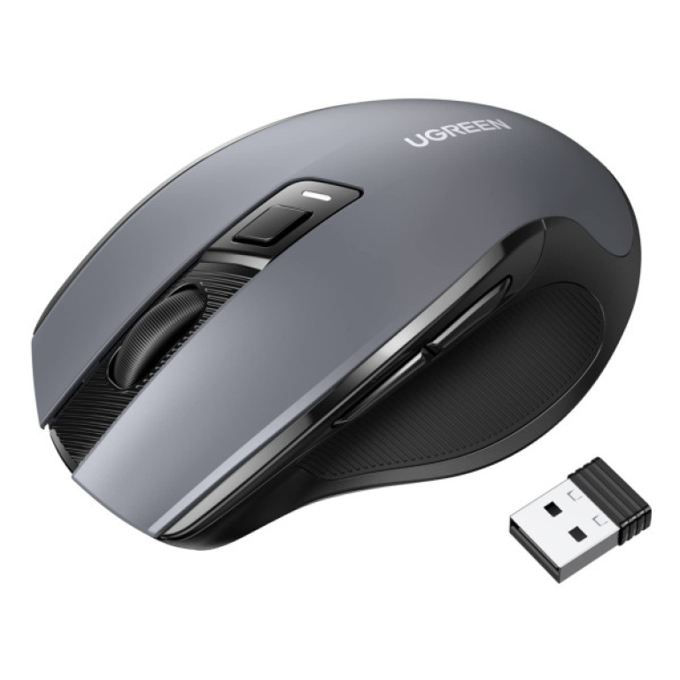 UGREEN Souris sans fil Design Egr 2,4 GHZ & BT5.0 15M