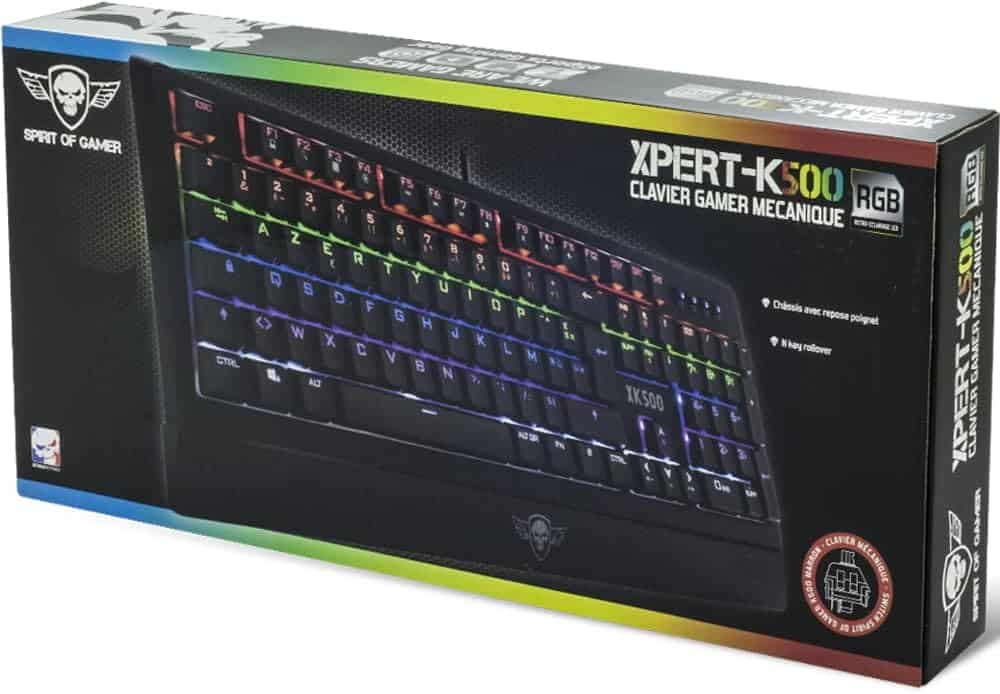 SPIRIT OF GAMER - XPERT K500 FULL ANTI-GHOSTING - CLAVIER MECANIQUE