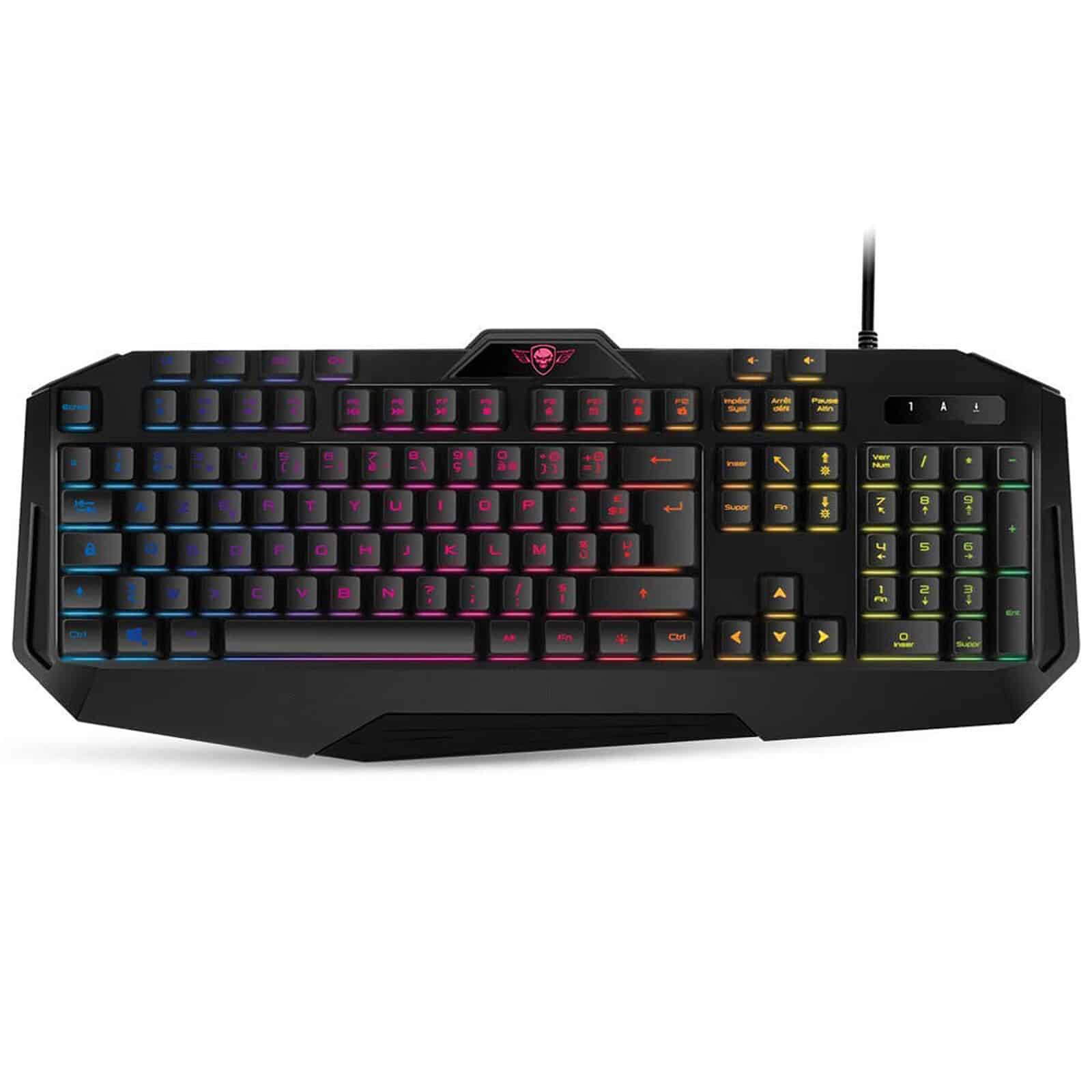 SPIRIT OF GAMER - PRO-K8 RETRO- RGB - CLAVIER