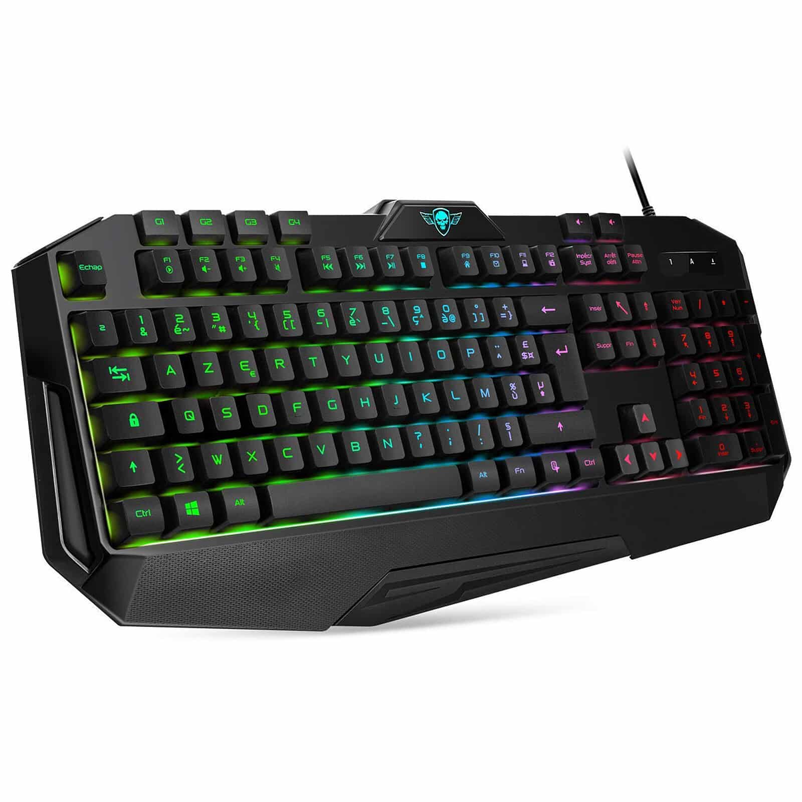SPIRIT OF GAMER - PRO-K8 RETRO- RGB - CLAVIER