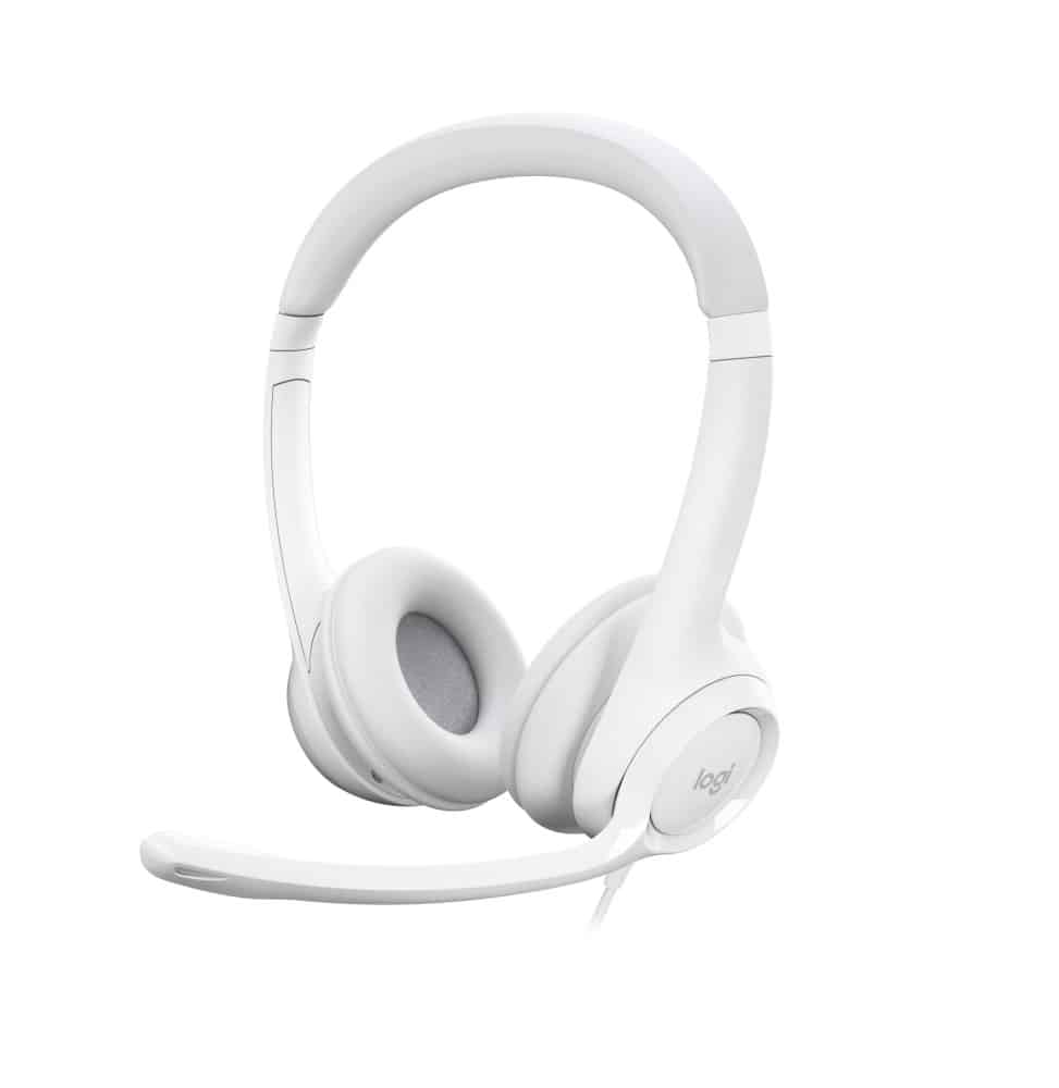 LOGITECH Corded Headset H390 WHITE