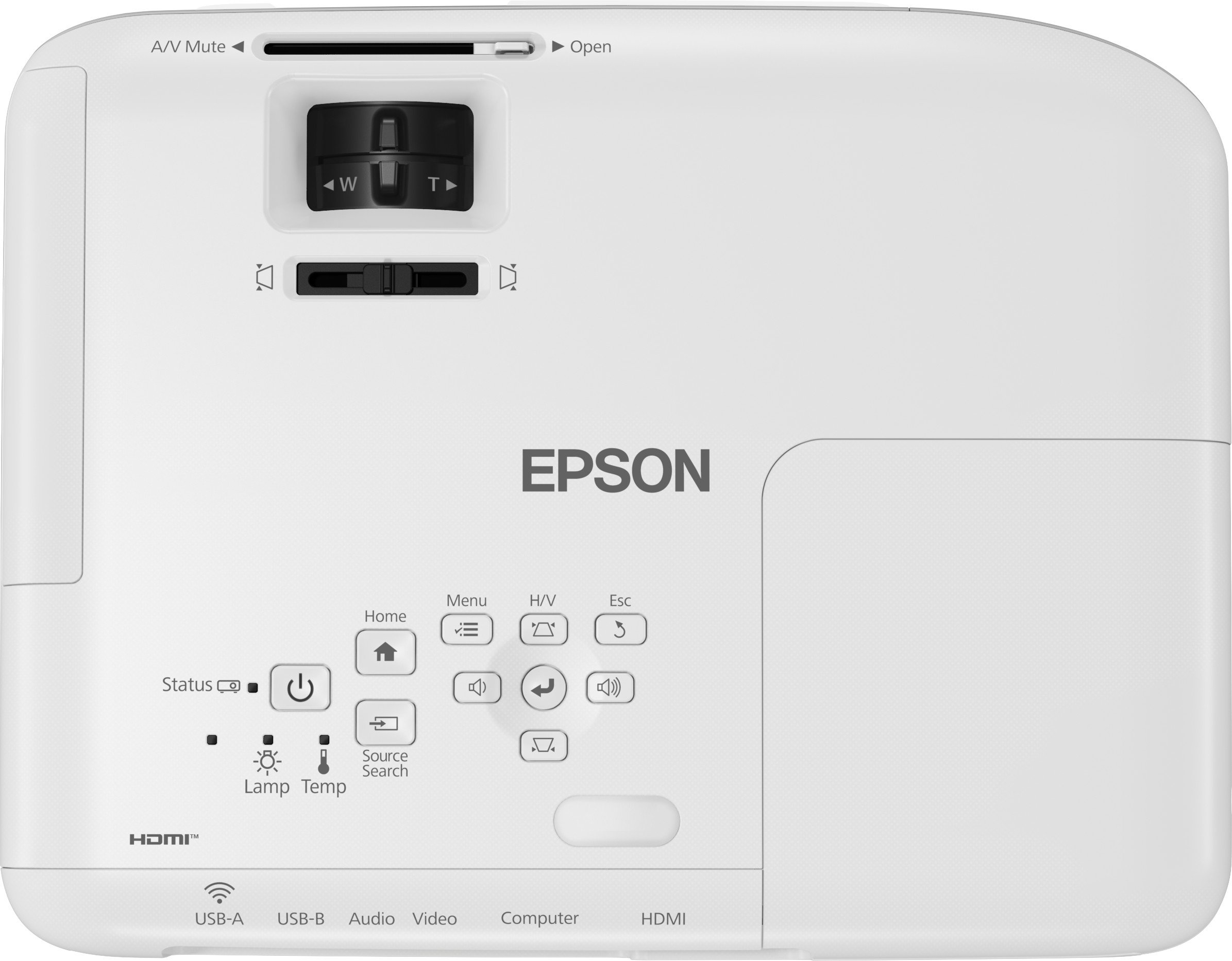 EPSON EB-W06 Projecteur 3700 Lumens WXGA