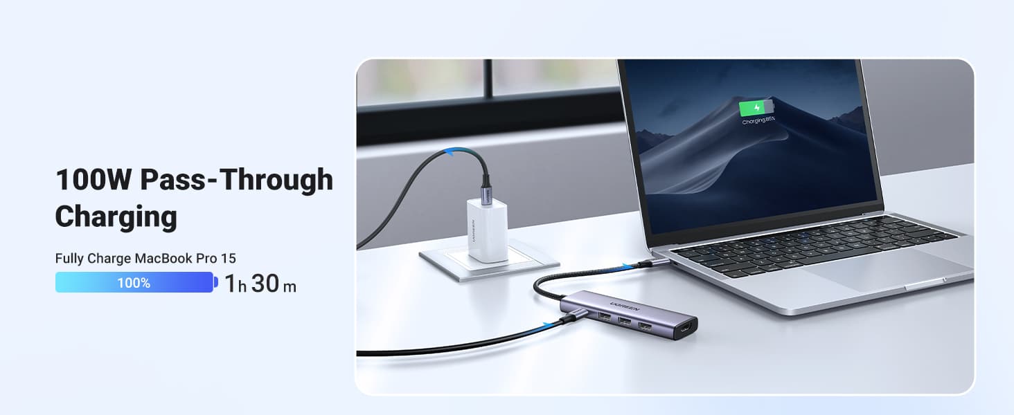 UGREEN Station d'accueil USB-C 5 en 1