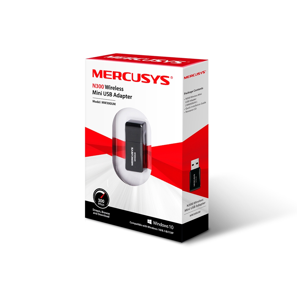 MERCUSYS N300 WIRELESS MINI USB ADAPTER